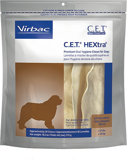 Virbac C.E.T. HEXtra Premium Oral Hygiene Chews