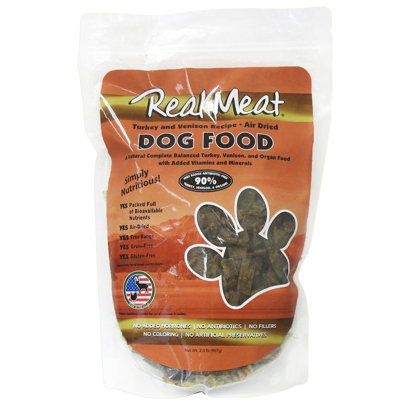 The Real Meat Company 90% Turkey and Venison Air-Dried Dog Food