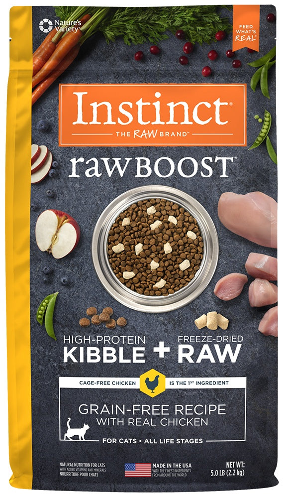 Instinct Raw Boost Grain Free Recipe with Real Chicken Natural Dry Cat Food