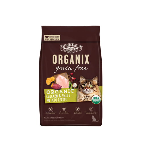 Castor and Pollux Organix Grain Free Chicken and Sweet Potato Dry Cat Food