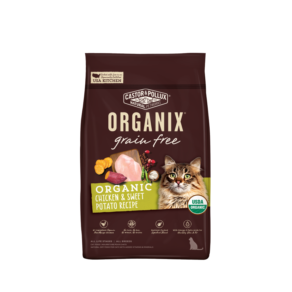 Castor and Pollux Organix Grain Free Chicken and Sweet Potato Dry Cat Food