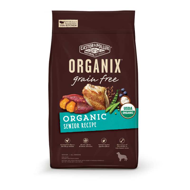 Castor and Pollux Organix Grain Free Organic Senior Dry Dog Food