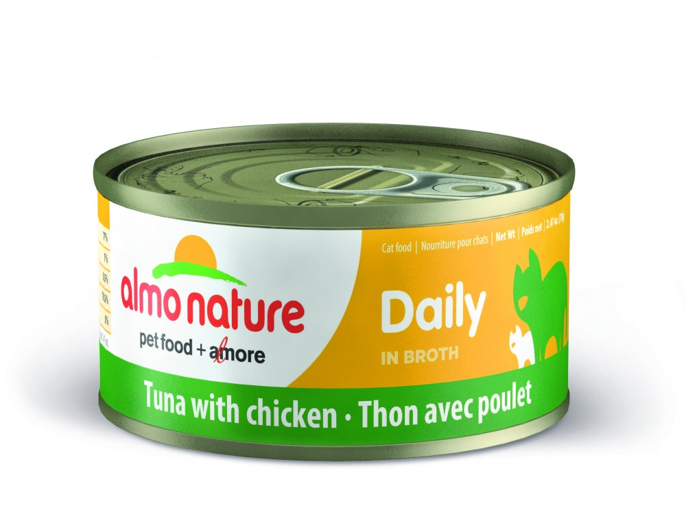 Almo Nature Daily Grain Free Tuna with Chicken Canned Cat Food