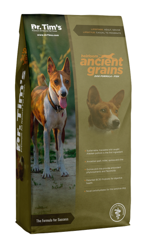 Dr. Tim's Heirloom Ancient Grains Fish Recipe Dry Dog Food