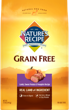 Load image into Gallery viewer, Nature&#39;s Recipe Grain Free Lamb, Sweet Potato &amp; Pumpkin Dry Dog Food

