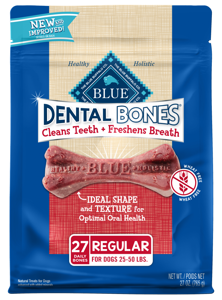 Blue Buffalo Blue All Natural Dental Bones Dog Treats