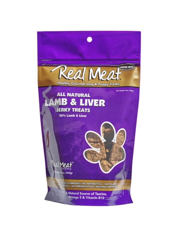 The Real Meat Company Grain Free All Natural Lamb & Liver Jerky Dog Treats