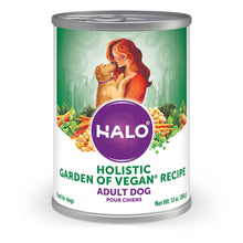 Load image into Gallery viewer, Halo Holistic Garden of Vegan Recipe Canned Dog Food
