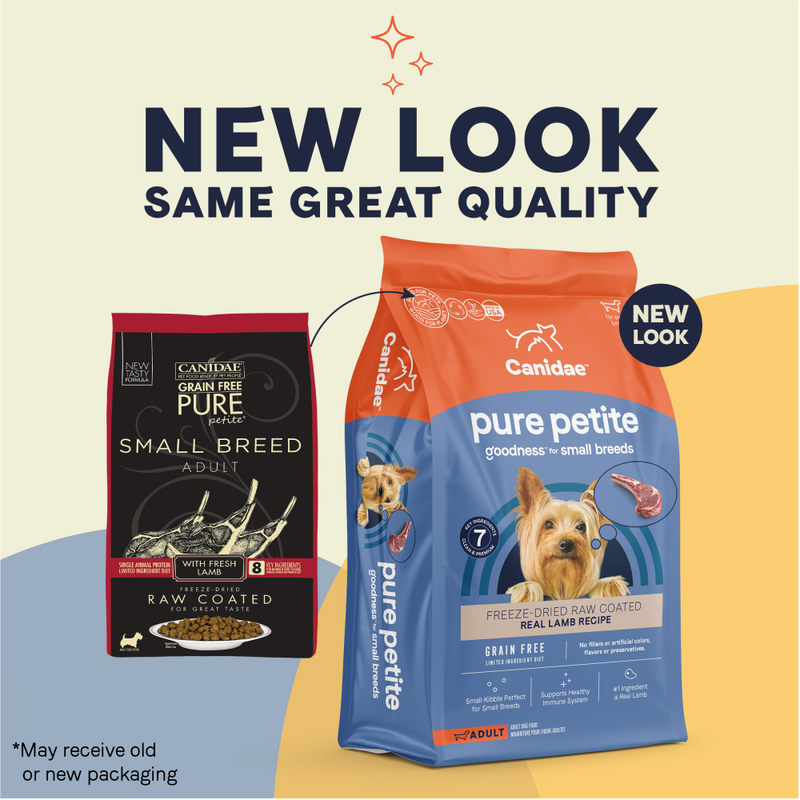 Canidae PURE Petite Small Breed Lamb Recipe Raw Coated Dry Dog Food