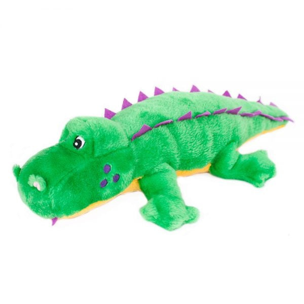 ZippyPaws Grunterz Alvin the Alligator Plush Dog Toy