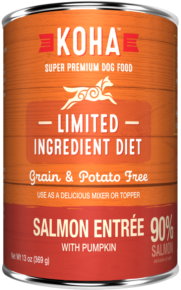 KOHA Grain & Potato Free Limited Ingredient Diet Salmon Entree with Pumpkin Canned Dog Food