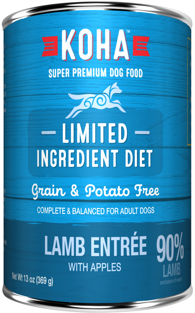 KOHA Grain & Potato Free Limited Ingredient Diet Lamb Entree with Apples Canned Dog Food
