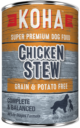 KOHA Grain & Potato Free Chicken Stew Canned Dog Food