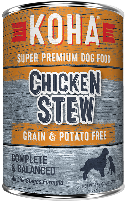 KOHA Grain & Potato Free Chicken Stew Canned Dog Food