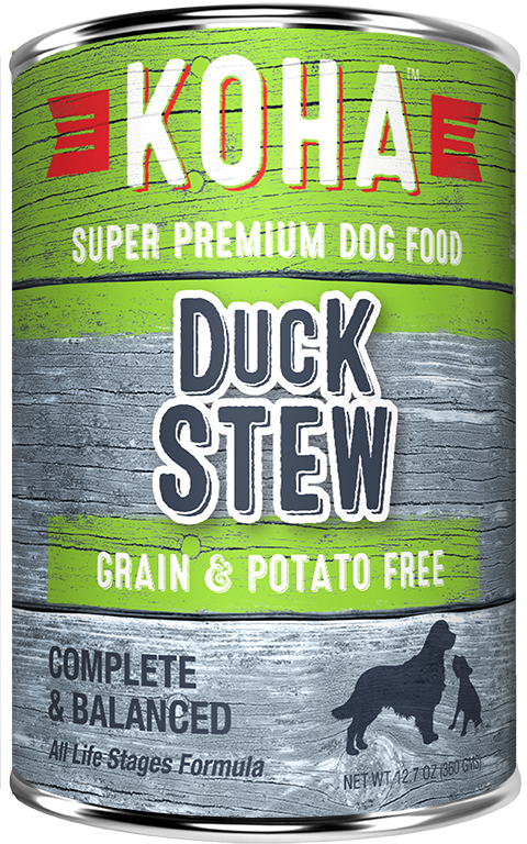 KOHA Grain & Potato Free Duck Stew Canned Dog Food