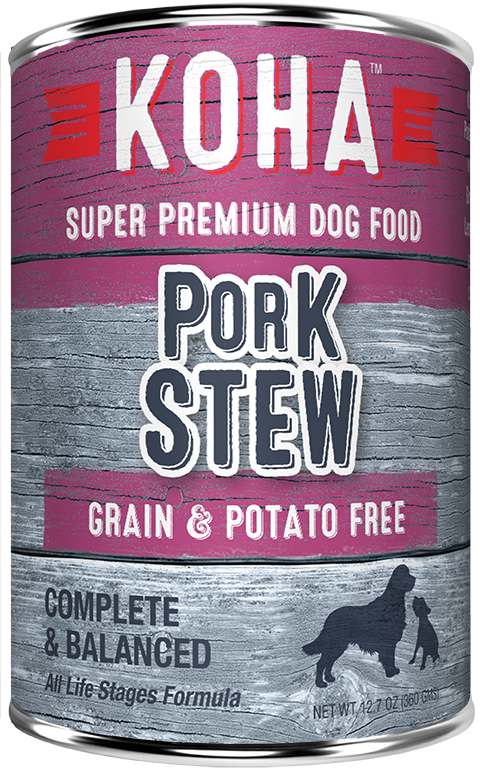 KOHA Grain & Potato Free Pork Stew Canned Dog Food