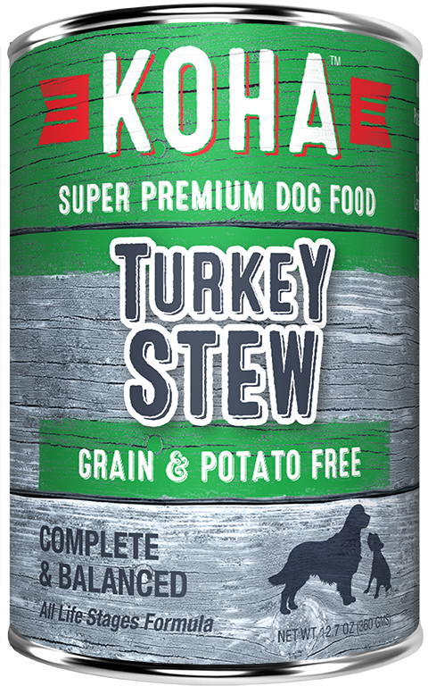 KOHA Grain & Potato Free Turkey Stew Canned Dog Food
