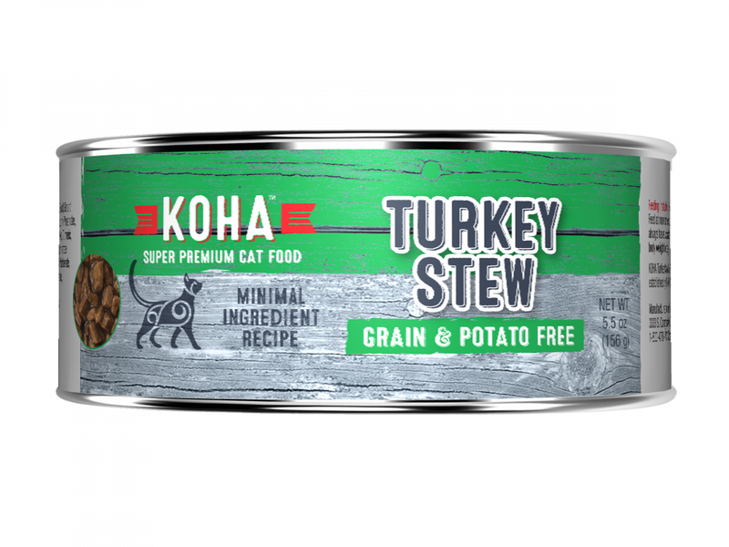 KOHA Grain & Potato Free Turkey Stew Canned Cat Food