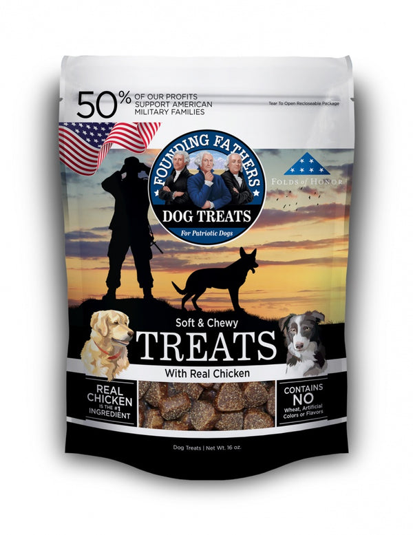 Founding Fathers Soft & Chewy Real Chicken Dog Treats