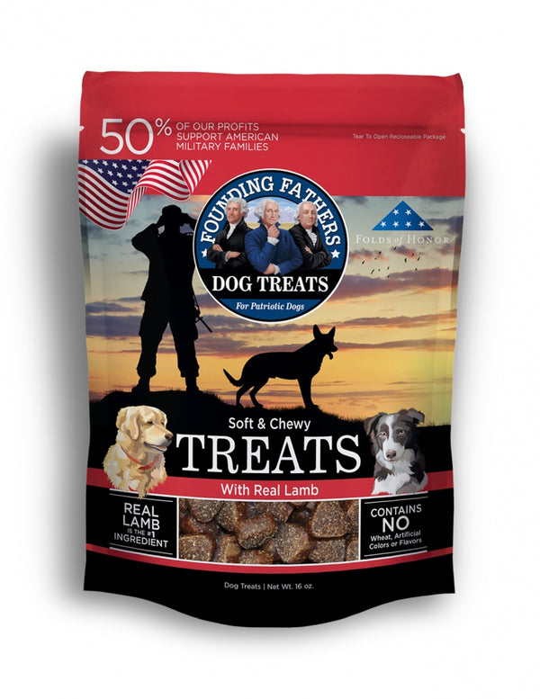 Founding Fathers Soft & Chewy Real Lamb Dog Treats