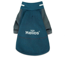 Load image into Gallery viewer, Pet Life Dog Helios Eboneflow Ocean Blue Flexible Performance Breathable Yoga Dog T-Shirt
