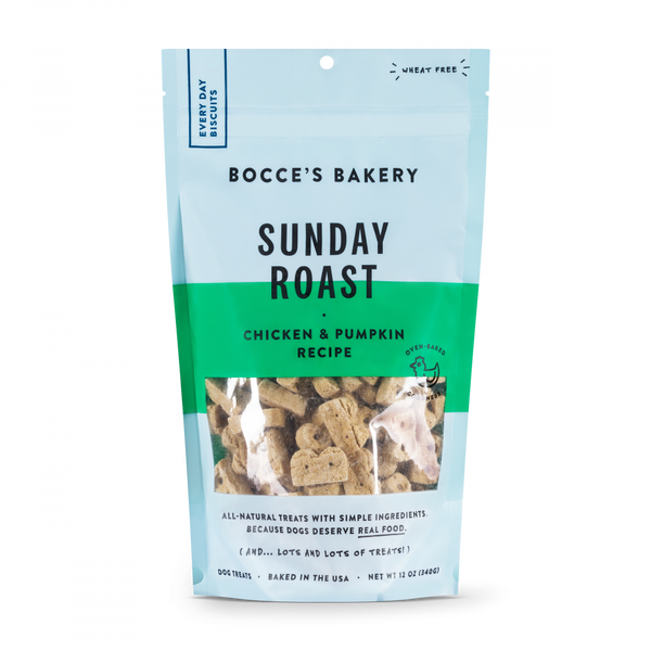 Bocce's Bakery Every Day Sunday Roast Biscuit Dog Treats