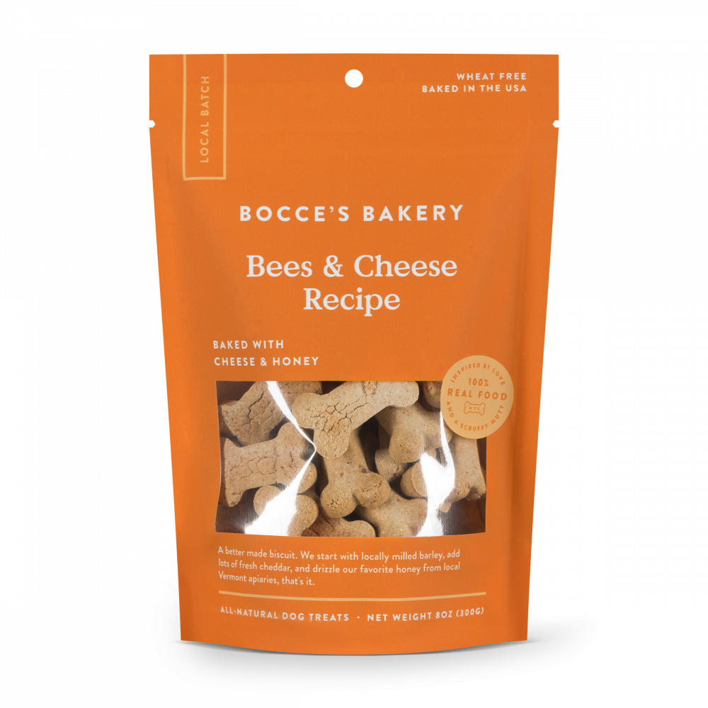 Bocce's Bakery Bees & Cheese All Natural Dog Biscuits
