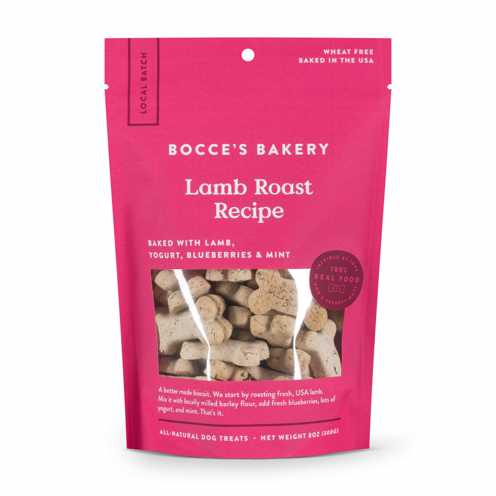 Bocce's Bakery Lamb Roast All Natural Dog Biscuits