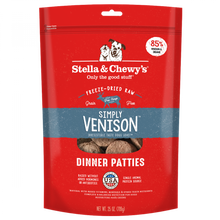 Load image into Gallery viewer, Stella &amp; Chewy&#39;s Simply Venison Freeze-Dried Raw Patties Dog Food
