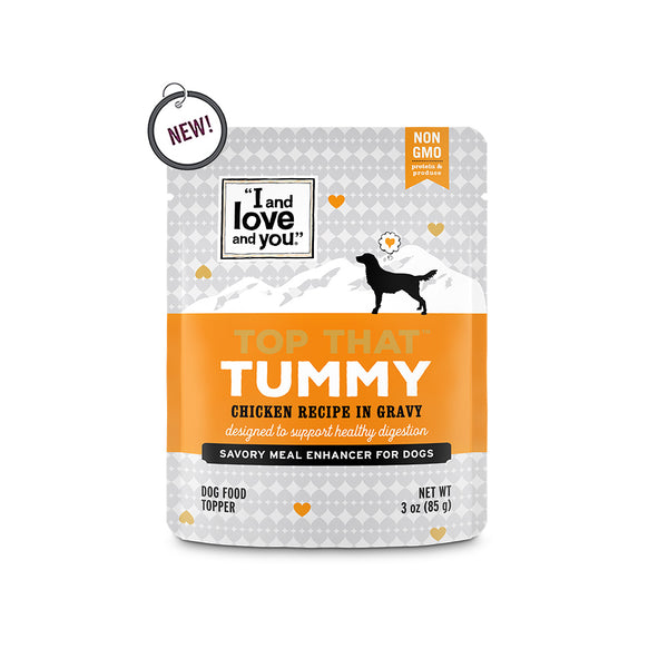 I and Love and You Top That Tummy Chicken Recipe in Gravy Meal Enhancer for Dogs