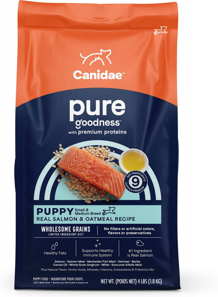 Canidae Pure with Grains Real Salmon & Oatmeal Recipe Puppy Dry Dog Food