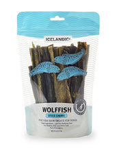 Load image into Gallery viewer, Icelandic+ Wolffish Skin Chew Stick Dog Treat
