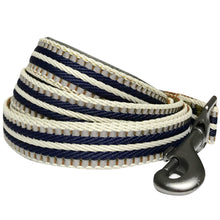 Load image into Gallery viewer, Blueberry Pet 3M Reflective Olive &amp; Blue-gray Stripe Dog Leash with Soft &amp; Comfortable Handle

