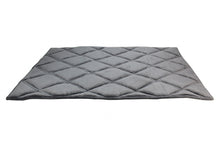 Load image into Gallery viewer, BeOneBreed Upturn Mat Dark Gray Memory Foam Dog Crate Mat
