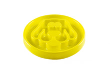 Load image into Gallery viewer, BeOneBreed Yellow Slow Feeder Dog Food Bowl
