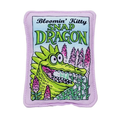 Fuzzu Bloomin Kitty Snap Dragon Seed Packet Cat Toy