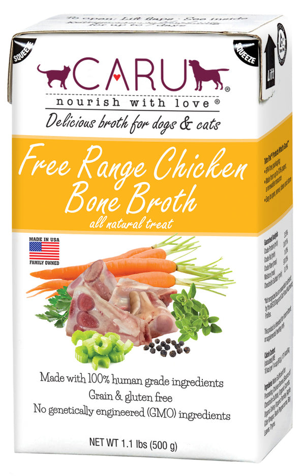 Caru Free Range Chicken Bone Broth For Dogs & Cats