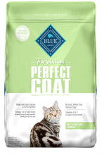 Load image into Gallery viewer, Blue Buffalo True Solutions Perfect Coat Natural Skin &amp; Coat Care Salmon Recipe Adult Dry Cat Food
