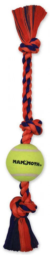Mammoth 3 Knot Tug with Tennis Ball Dog Toy