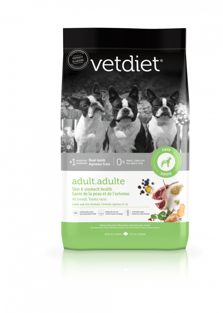 Vetdiet Lamb & Rice Formula Adult Skin & Stomach Health All Breeds Dry Dog Food