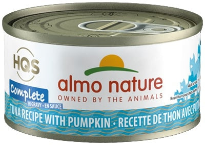 Almo Nature HQS Complete Cat Grain Free Tuna with Pumpkin In Gravy Canned Cat Food