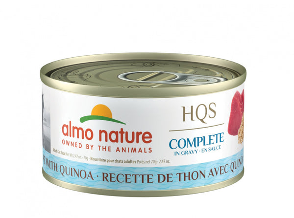 Almo Nature HQS Complete Cat Grain Free Tuna with Quinoa In Gravy Canned Cat Food