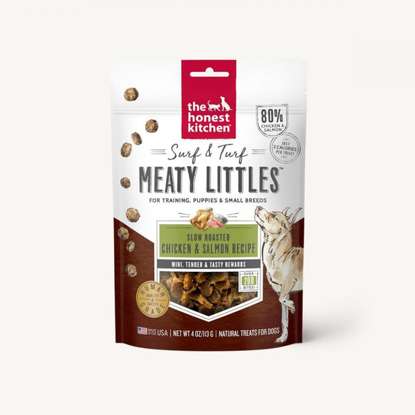 The Honest Kitchen Surf & Turf Meaty Littles Chicken & Salmon Recipe Dog Treats