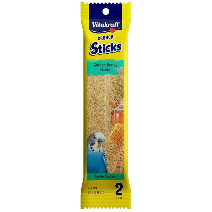 Vitakraft Parakeet Crunch Sticks With Whole Grains & Honey