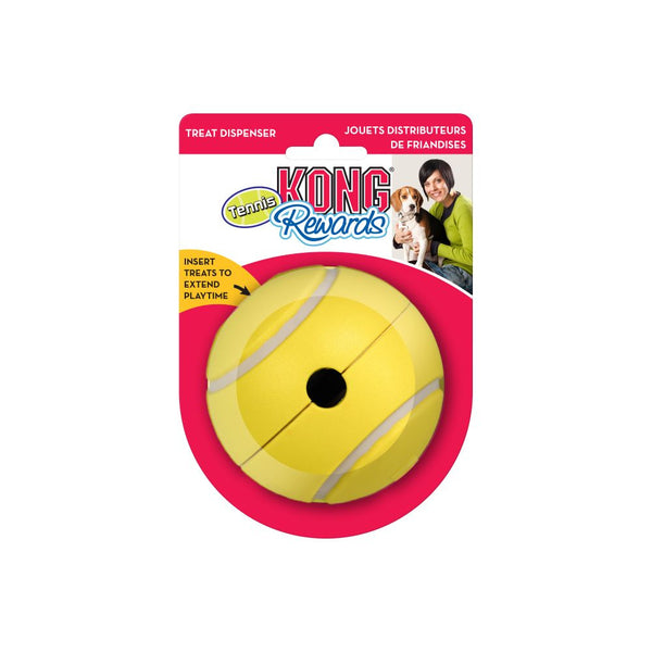 KONG Rewards Tennis Ball Treat Dispensing Dog Toy