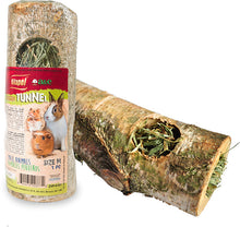 Load image into Gallery viewer, A &amp; E Vitalpol Wooden Tunnel with Hay for Small Animals
