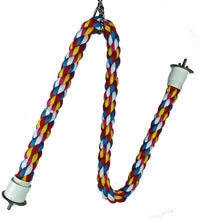 Load image into Gallery viewer, A &amp; E Happy Beaks Cotton Cable Perch Bird Cage Accessory
