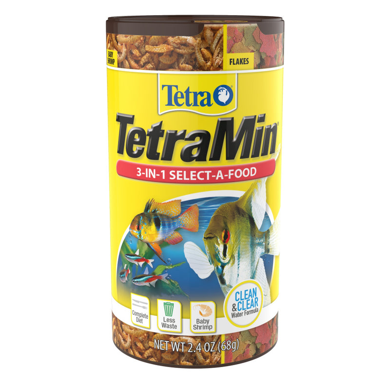 Tetra Min 3 In 1 Flakes, Treats & Granules Fish Food