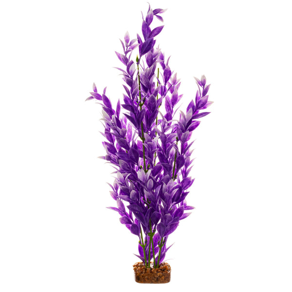 GloFish Plant XLarge Purple & White Tank Accessory
