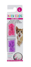 Load image into Gallery viewer, Kitty Caps Nail Caps Hot Purple and Hot Pink 40 Count
